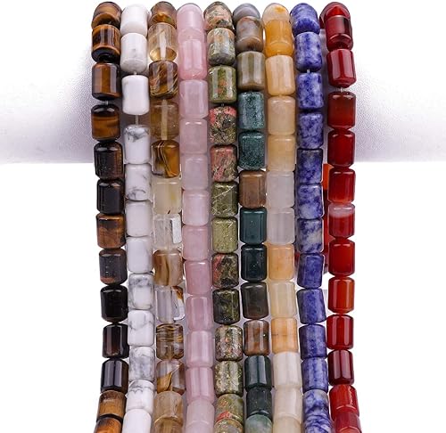 Miniatura 6 de Piedras preciosas cuboides de amazonita natural sueltas semi piedras preciosas para la fabricación de joyas 0.315 inx0.472 in 15.0 inStrand