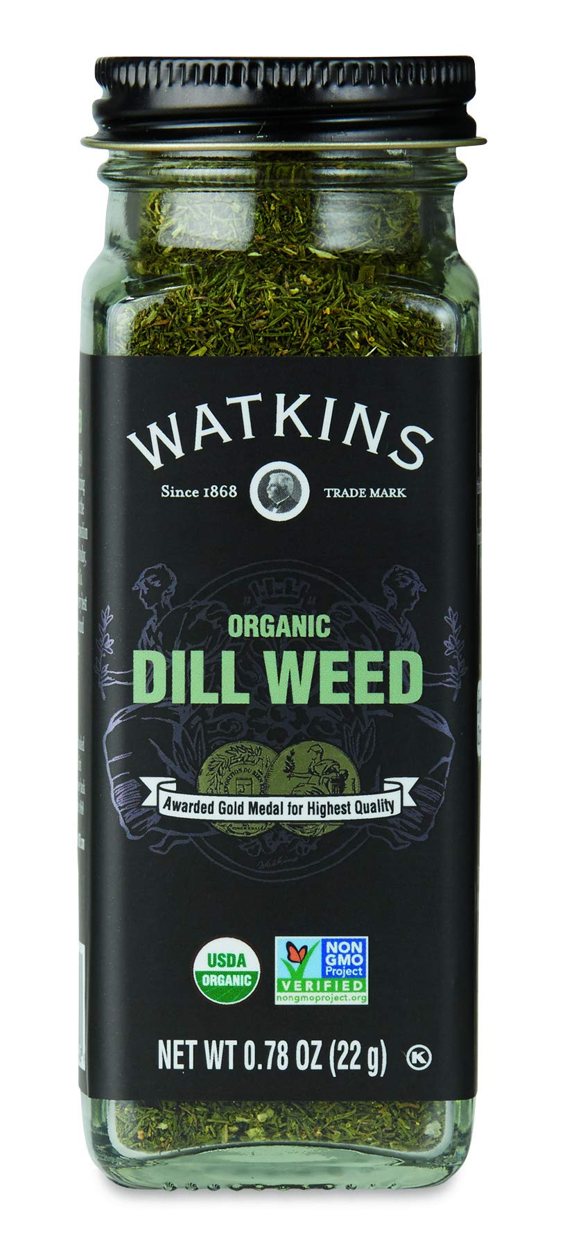 Watkins Organic Dill Weed, 0.78 Ounce, Pack of 3