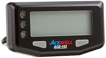 スピードメーター 新品ACEWELLバイクACE-153エースウェル オートバイ Amazon | ACEWELL(エースウェル) 多機能 デジタルメーター ACE