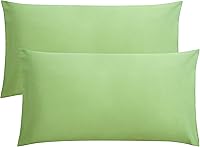 Vista 76 de FLXXIE Fundas de almohada de microfibra tamaño estándar, fundas de almohada suaves con cierre de sobre, fundas de almohada resistentes a arrugas