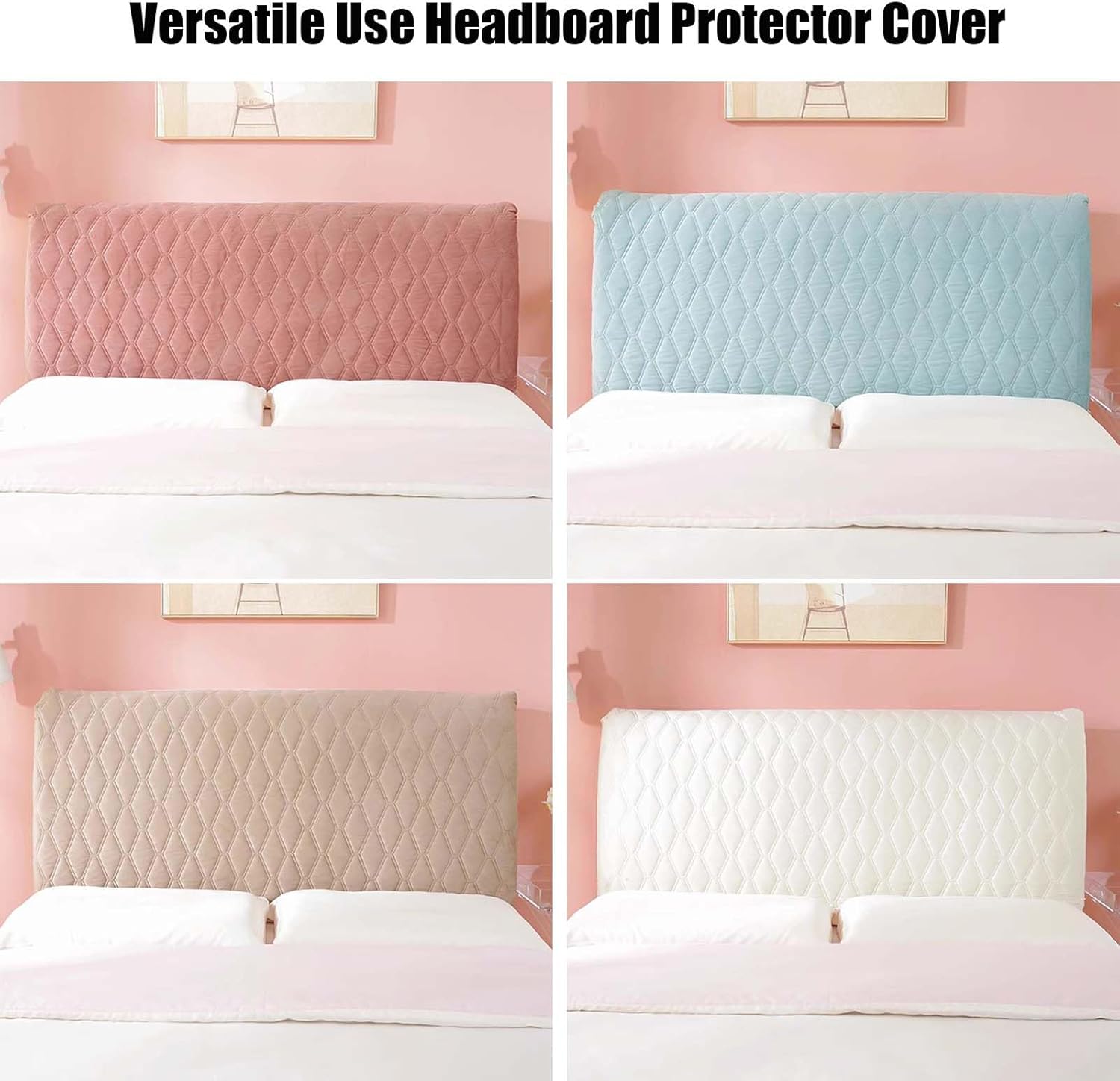 UYSELA Quilted Bed Headboard Cover, Stretch Bed Headboard Slipcover Headboard Protector Cover, Headboard Covers Slipcover Dustproof Protector Cover