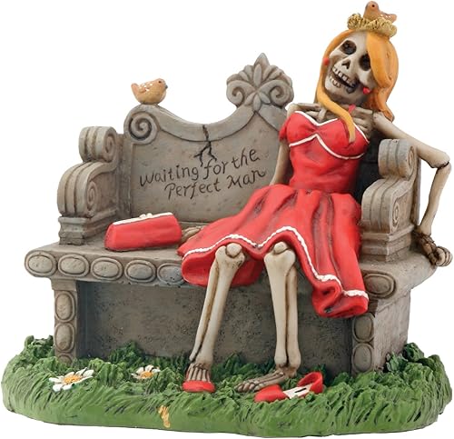 Esqueleto de hombre perfecto con figura de exhibición de vestido rojo