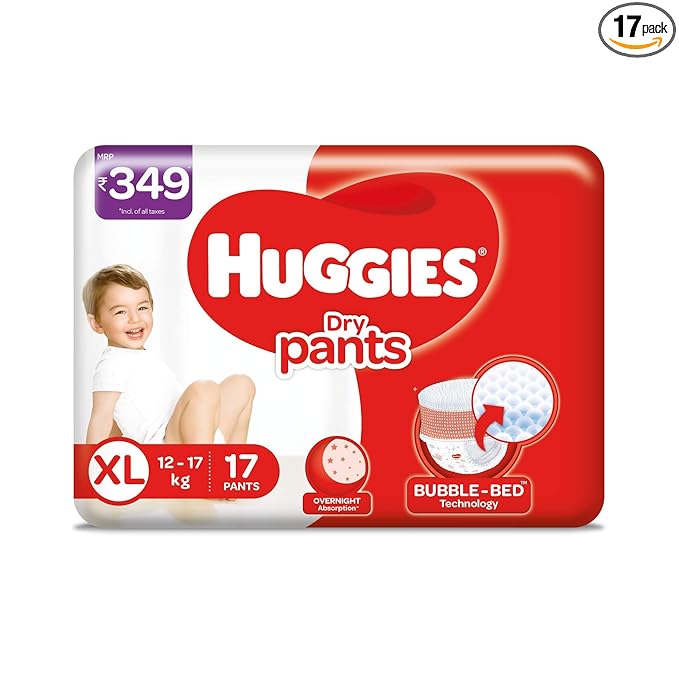 Huggies Dry Pants Extra Large Size Diapers (17 Count)