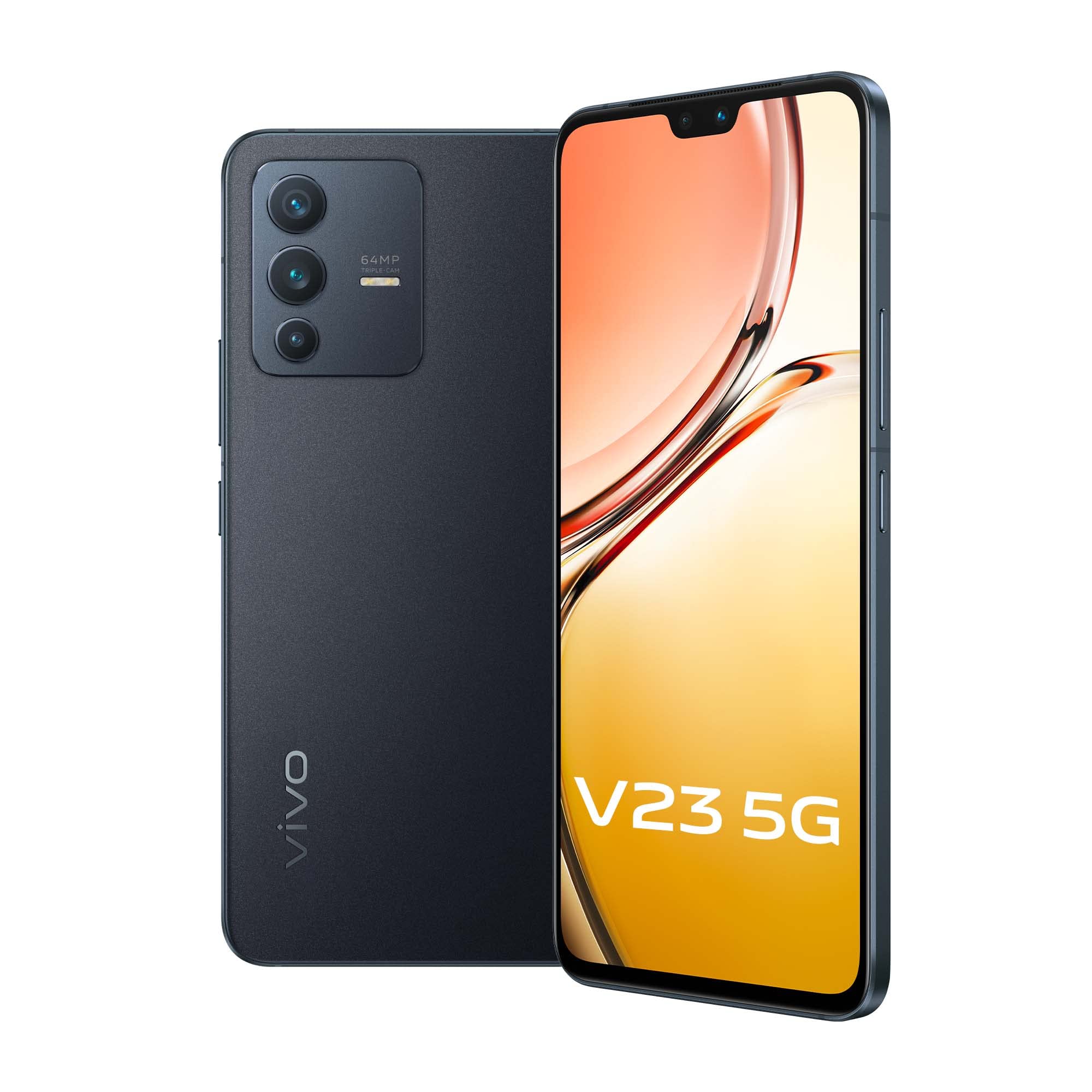 vivo V23 5G Dual SIM 256GB 12GB RAM, Stardust Black with