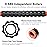 MZDXJ Muscle Roller Stick for Athletes -Roller Massager for Myofascial Pain Relief - Handheld Physical Therapy & Recovery Tool(Orange black-18 inch)