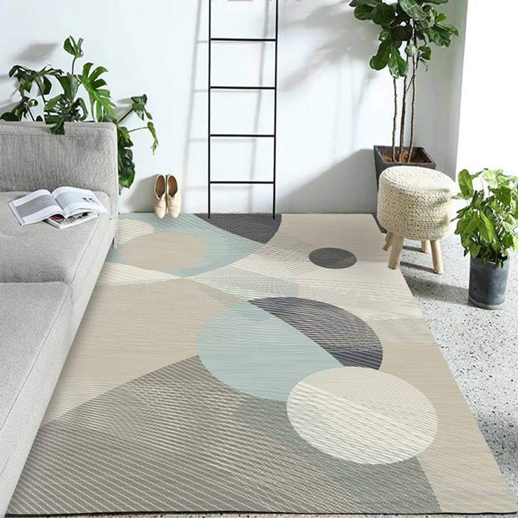 Buy MOXIC Soft Geometric Living Room Area Rugs Rectangular Children Crawling Bedroom Rug Fleece Anti-Slip Carpets Nordic Modern Home Decor Mats Indoor Outdoor Runners Nursery 1.3' X 2' — BookShops.in