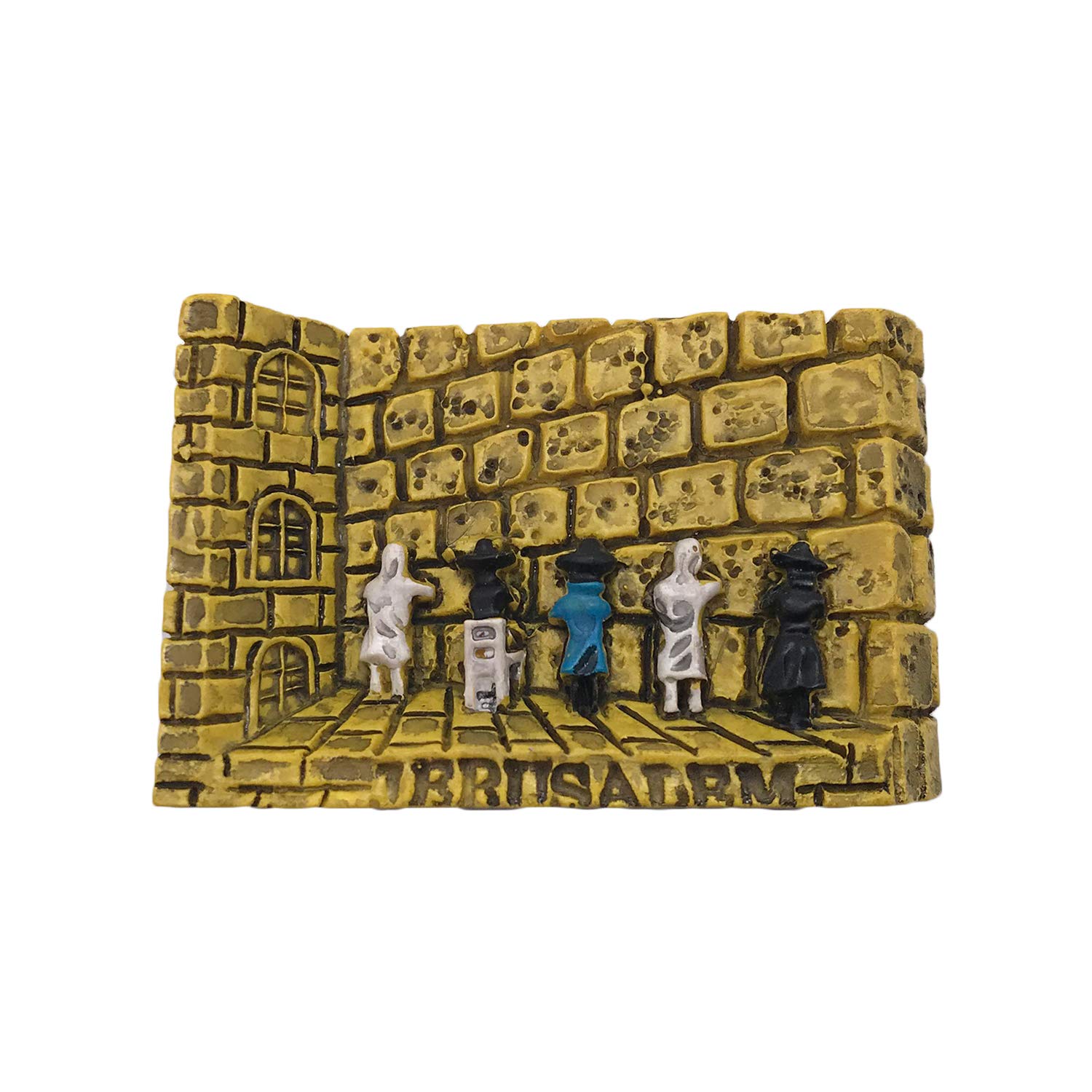 Wedarego Wailing Wall 3D Jerusalem Israel Refrigerator Fridge Magnet Tourist Souvenirs Handmade Resin Craft Magnetic Stickers Home Kitchen Decoration Travel Gift