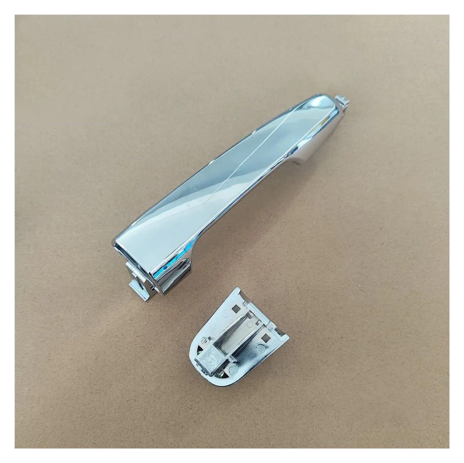Hillar Front Right Door Outer Handle For Mitsubishi L200 For Triton 2015-2018 Exterior Outerside Door Handle Smooth Chrome Front Left Right(Front Right)