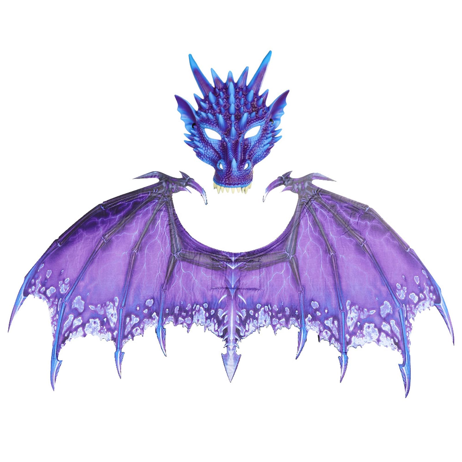 JIUMOZHIHalloween Dragon Wings Carnival Masquerade Adult Decoration Non-Woven Dragon Wings Cosplay Photo Wing Props