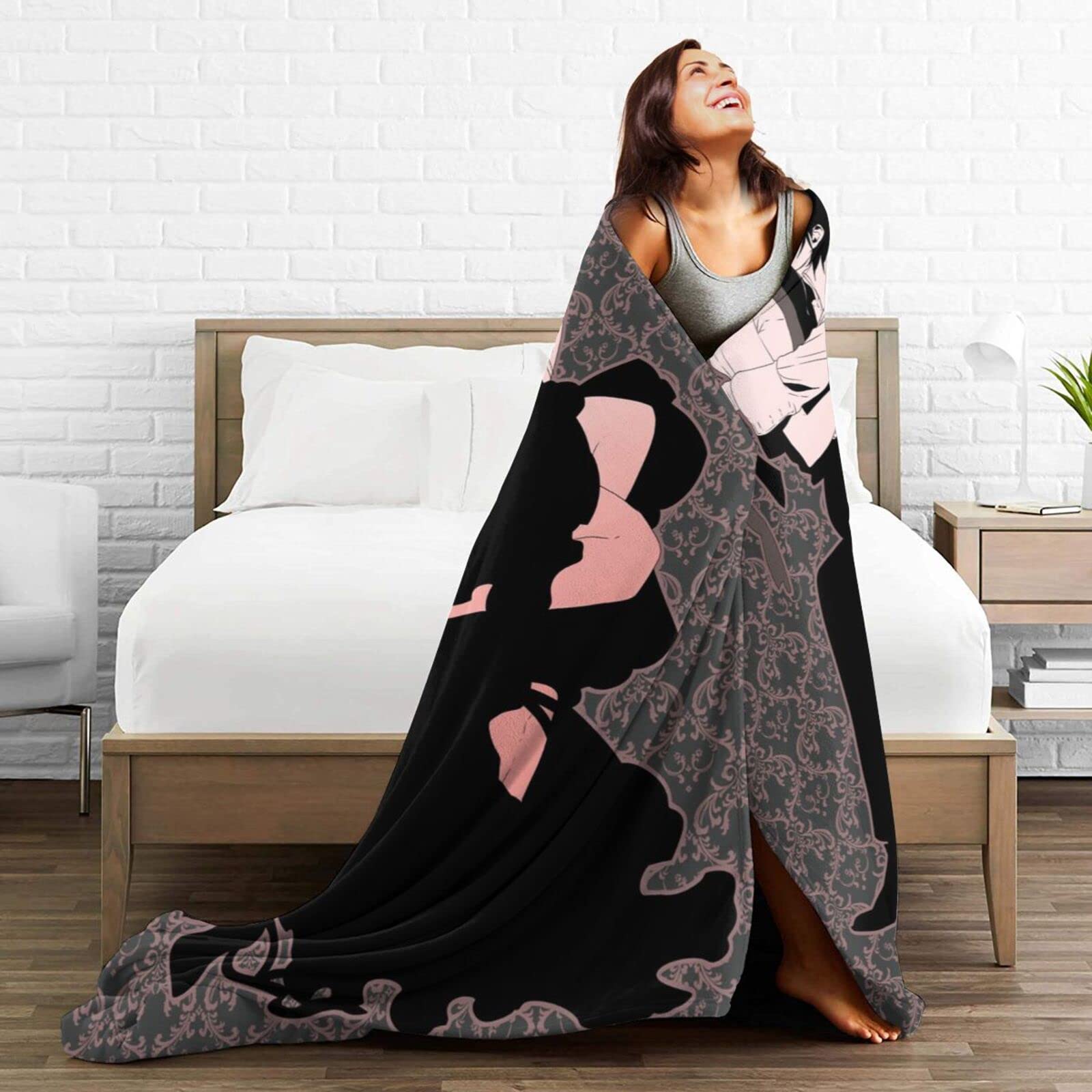 ★毛布ブランケット★ blanket-03052 シックシンストライプ ボアブランケット 毛布