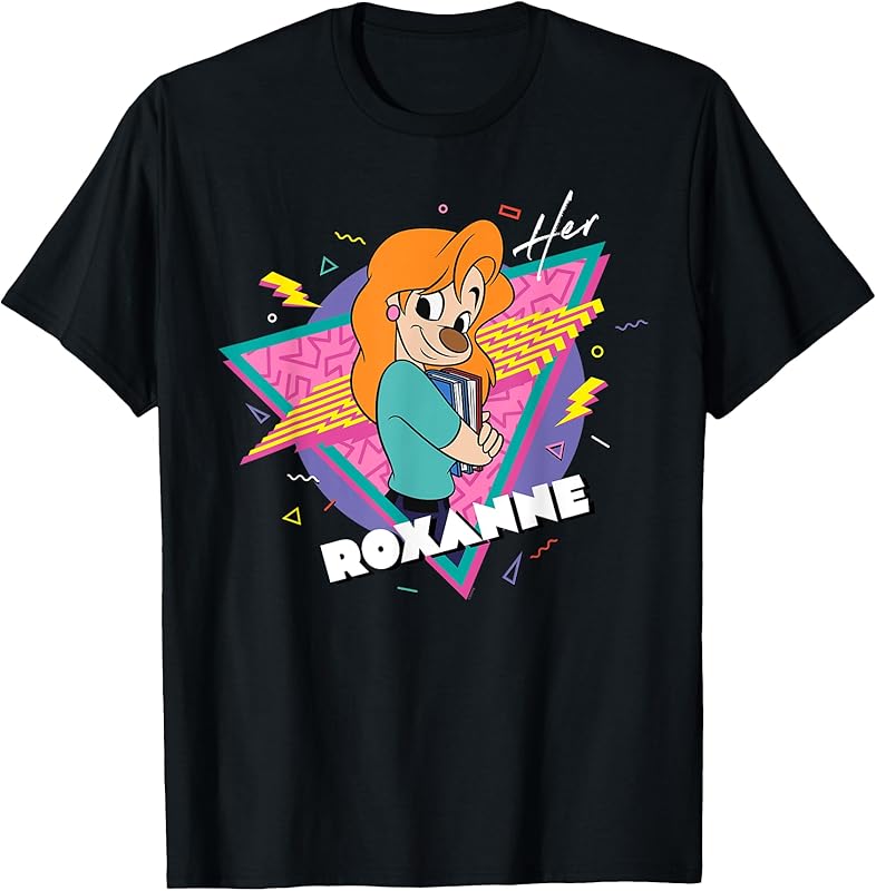 Disney A Goofy Movie Retro ’90S Couples Matching Her Roxanne T-Shirt Design By Eglobaltime