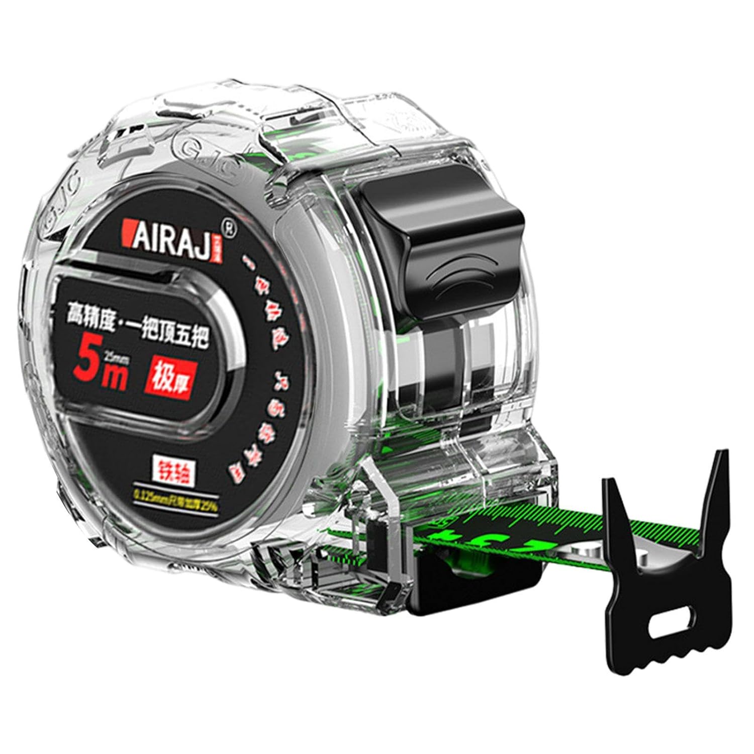 Transparent Tape Measure Dual Sided Fluorescent Anti Drop Measuring