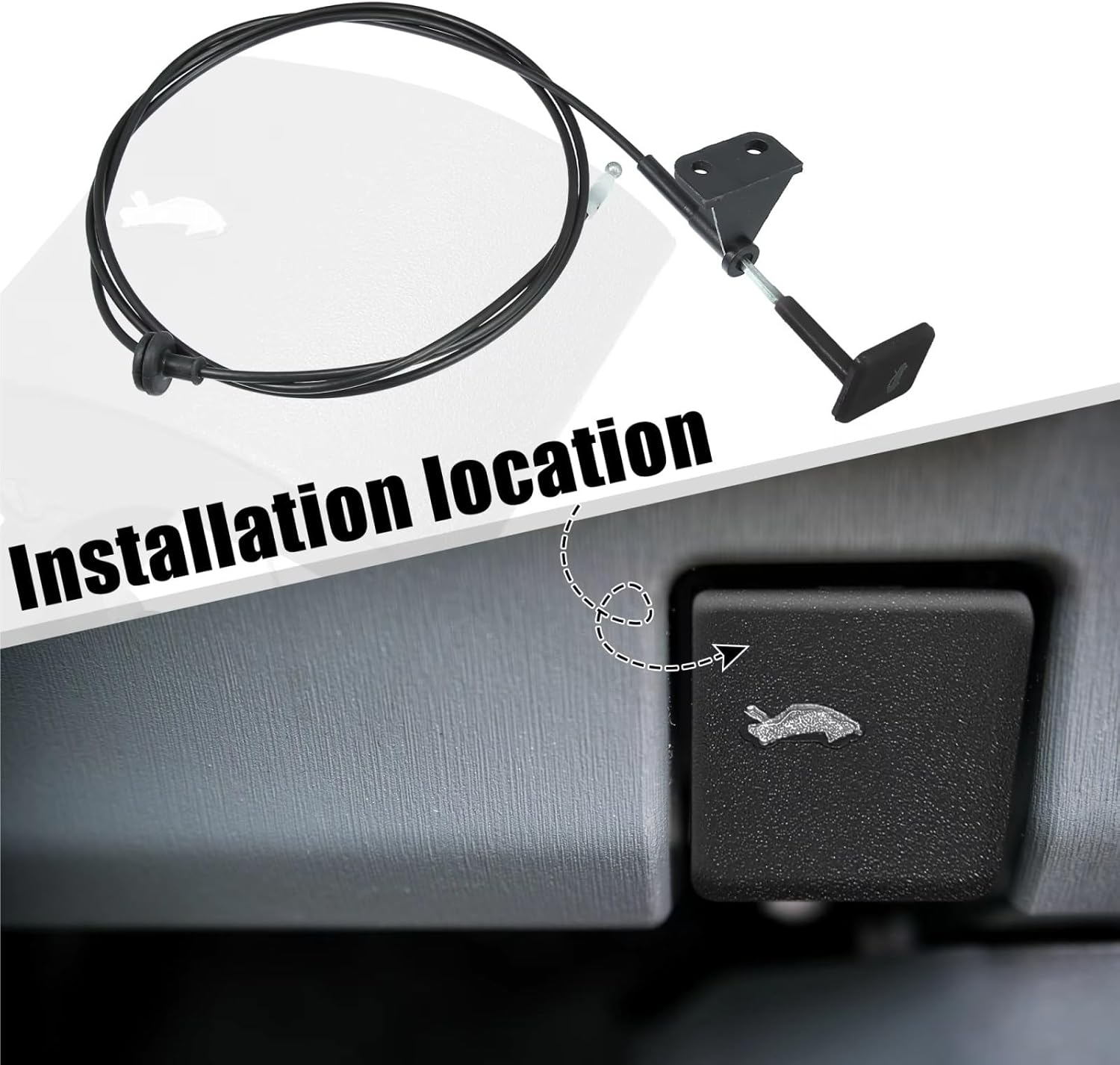 Hood Release Handle Lever For Civic 2006 2007 2008 2009 2010 2011 Car Front Hood Latch Lock Release Cable Replacement Part 74130SNAA01