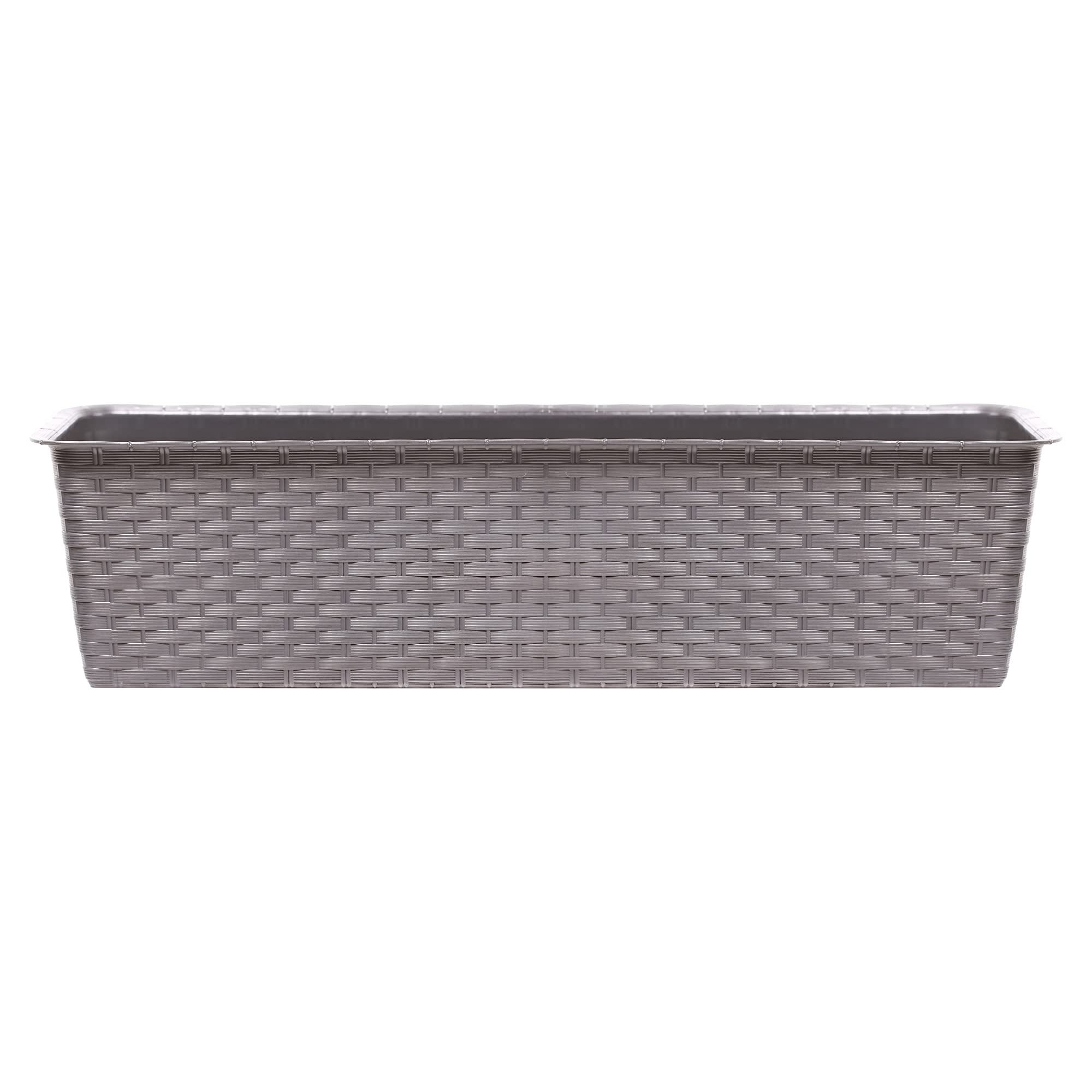 Urbn-Living MoccaSet Of 2Ratolla Rattan Balcony Planter14.5X58.7X17.3 Cm from B&Q
