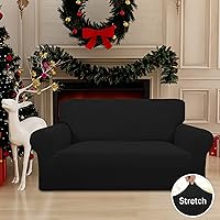 Vista 518 de Easy-Going Funda Elástica para Sofá de 1 Pieza Protector de Muebles para Sofá Suave con Parte Inferior Elástica para Niños, Tela Jacquard