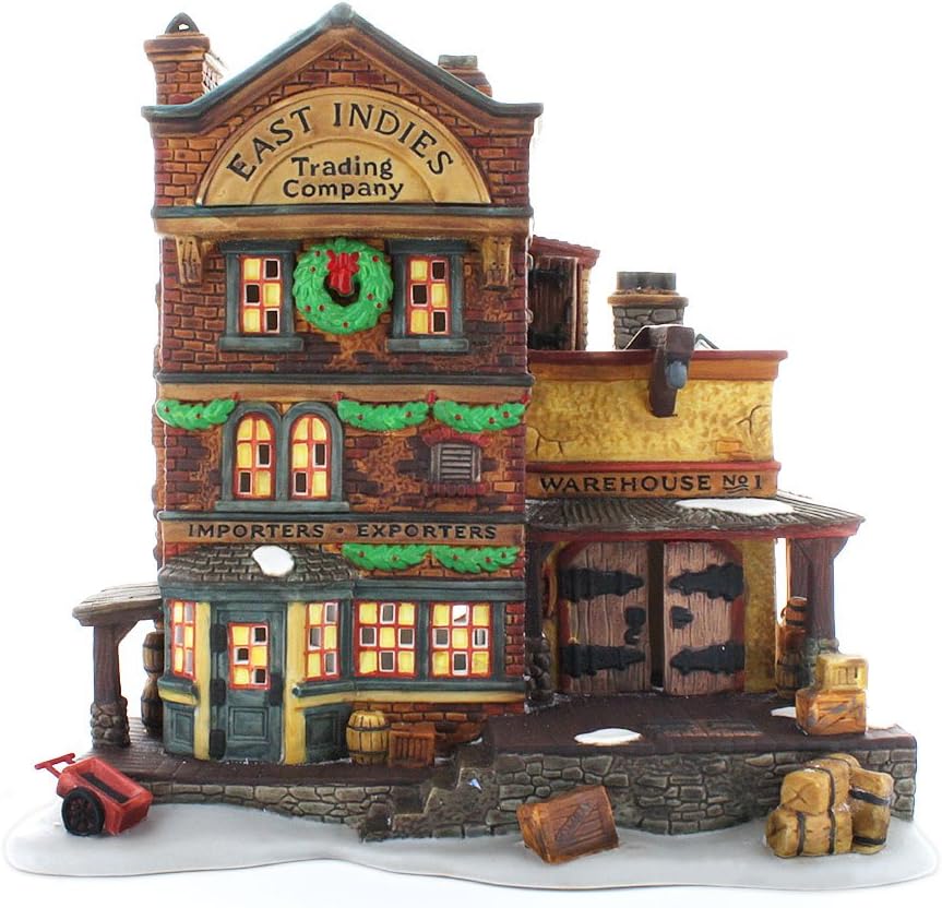 Department 56 "East Indies Trading Co." Dickens Village Cottage