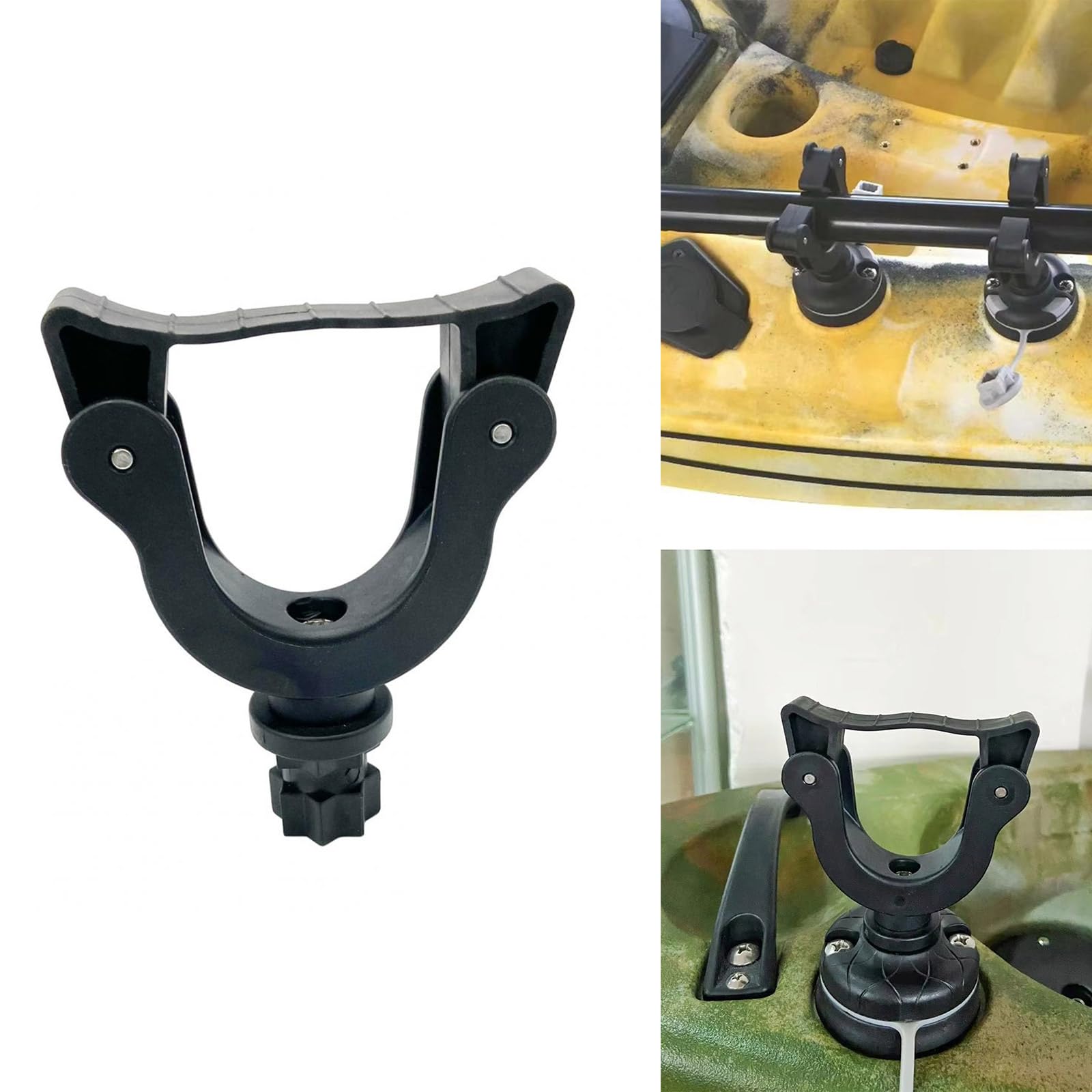 jiingekk Universals Kayak Paddles Holder Canoes Boats Paddle Board Clip Mount Kayak Oar Holder Oars Grip Holder Enduring