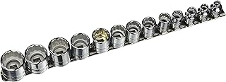 SK Hand Tools 4653 13-Piece 3/8-Inch Drive 12 Point Standard Fractional Socket Set