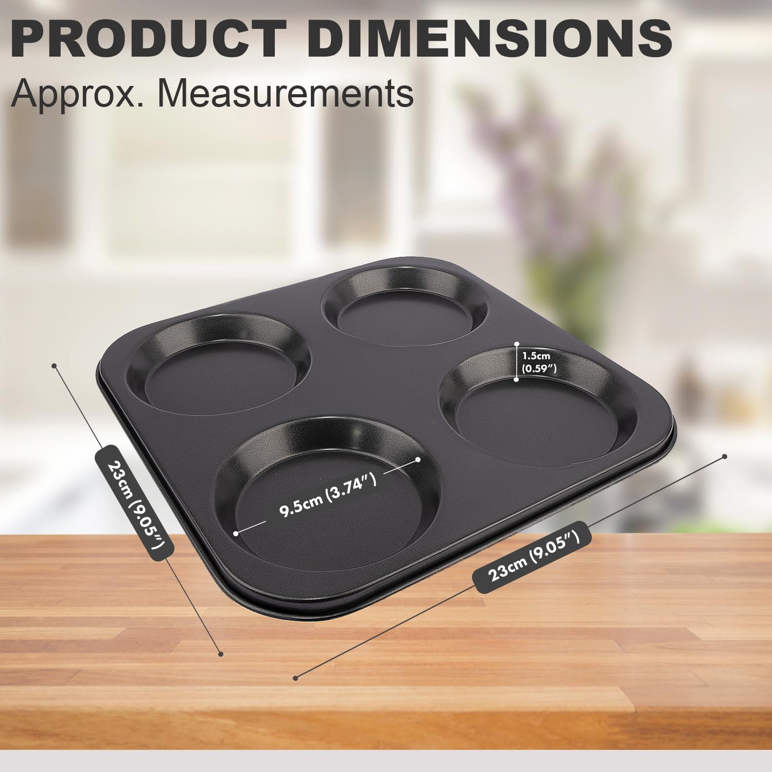 Vassoio Per Budino Yorkshire Salter - Antiaderente, Acciaio Carbonio, Lavabile, 12 Pozzi, UK