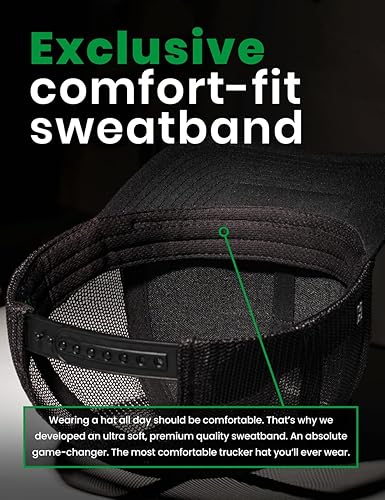 Miniatura 5 de HAKA Diamond Mountains Trees & Trucker - Sombrero de malla para exteriores para hombres y mujeres, gorra de béisbol ajustable a presión, sombrero