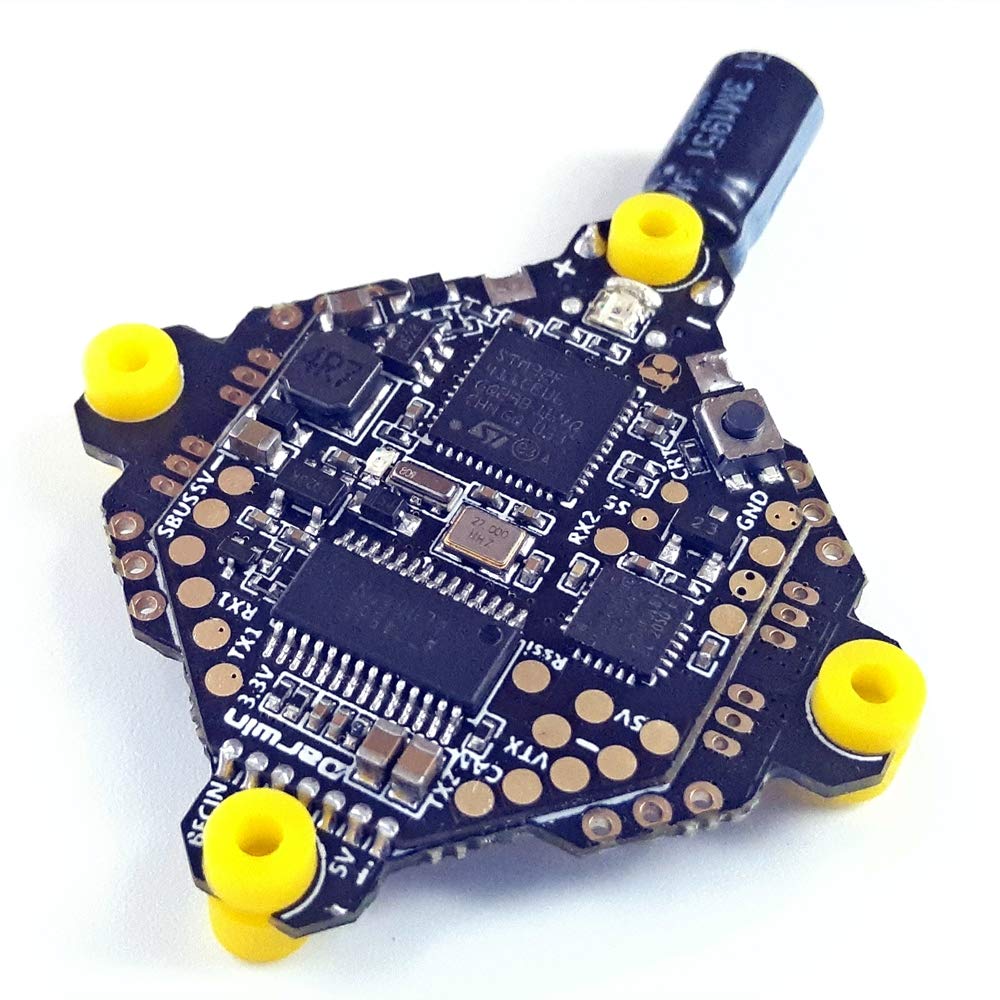 Accessori per droni for FPV F411 AIO Controller di Volo for Whoop blheli_s betaflight F4 15A OSD BEC BL_S 1-3S 4 in 1 ESC for Rc Drone FPV da Corsa sostituibile