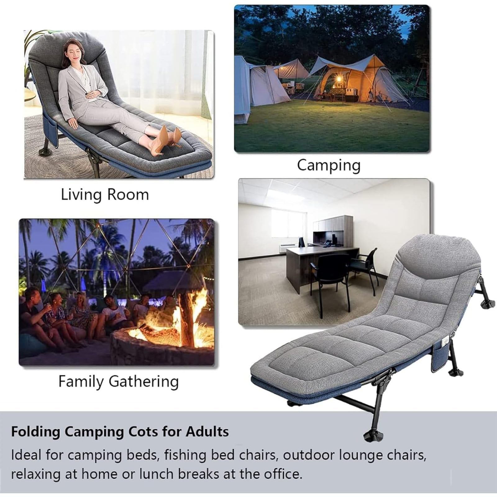 Letto Da Campeggio Modern Sleep Free Life – Leggero, Robusto, Extra Largo Con Borsa Trasporto