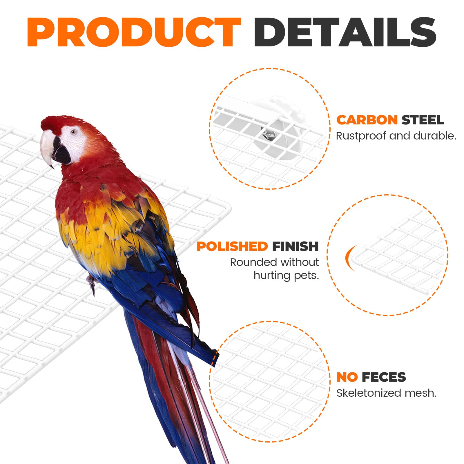 Diakey 2 Pack Bird Perch Platform - Image 3
