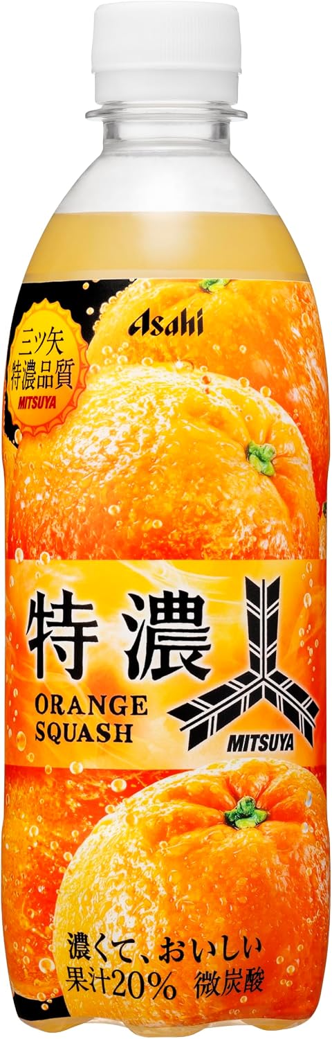 1本78円！【プライム限定！】三ツ矢サイダー アサヒ飲料 三ツ矢特濃オレンジスカッシュ 500ml×24本 [サイダー]が激安特価！