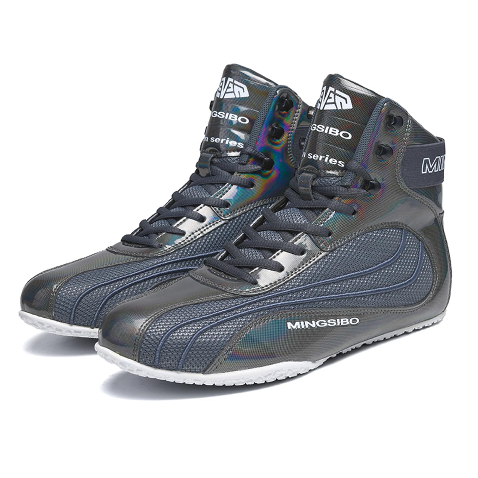 Scarpe da boxe da uomo per ragazzi Muay Thai Kickboxing Sparring Boxers Trainers scarpe da combattimento traspiranti bodybuilding boxe stivali