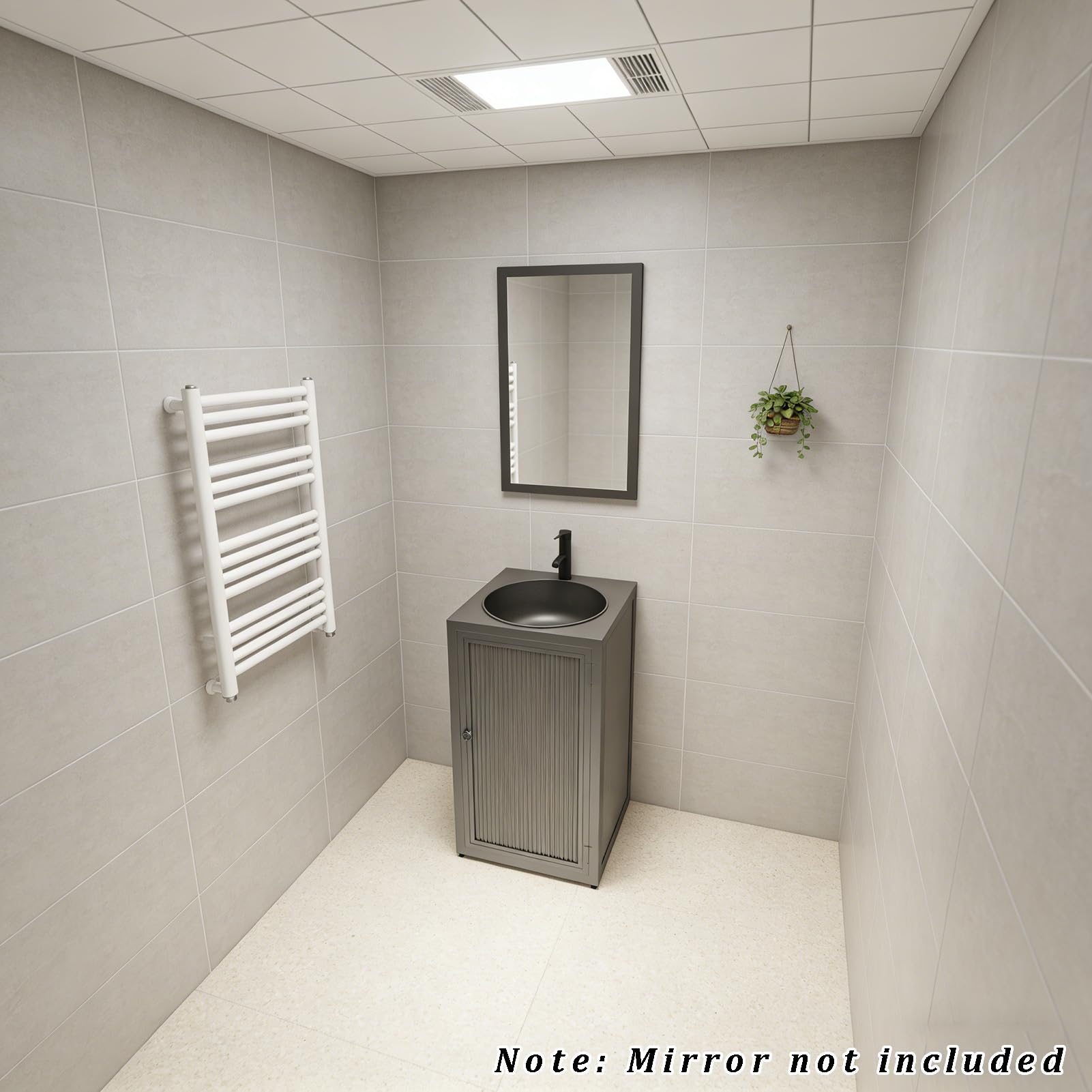 Freistehender Badezimmer-Waschtisch mit Waschbecken, moderner Allzweckschrank mit Stauraum, Handwaschstation für Loft, Café, Bar, Restaurant