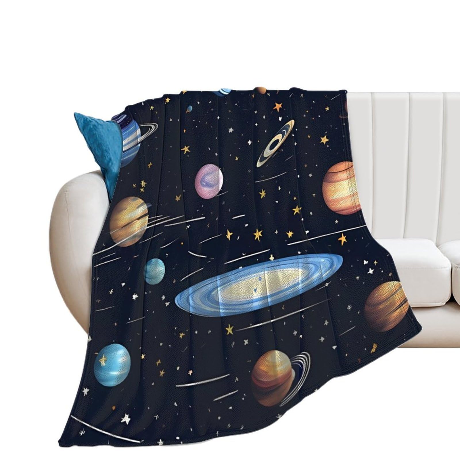 Plaid voyage et camping couverture legere flanelle systeme solaire