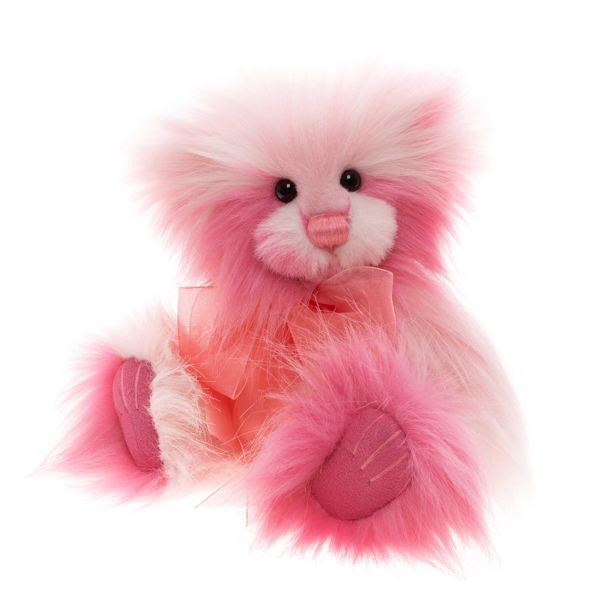 Charlie Bears Pinkleberry 2026 Pink Plush Collectable Teddy Bear Five-way Jointed Handmade Gift