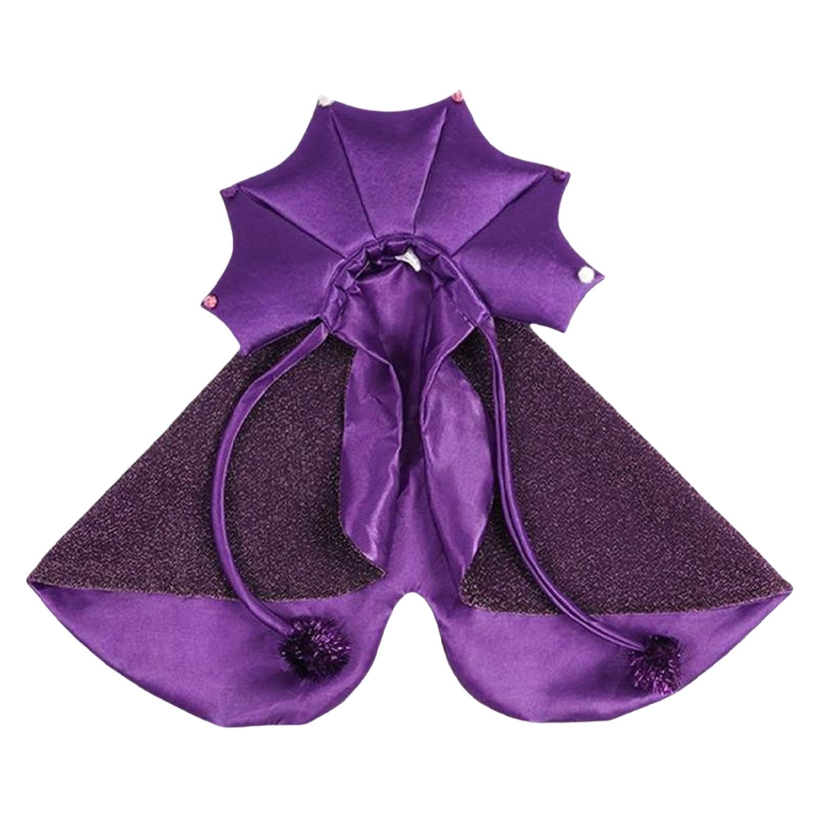 Puppy Halloween Costumes | Skin-Friendly Cat Witch Costume Cat Cloak Witch Hat Costumes | Stylish Halloween Dog Costumes Witch Dog Costume for Halloween Party Photography