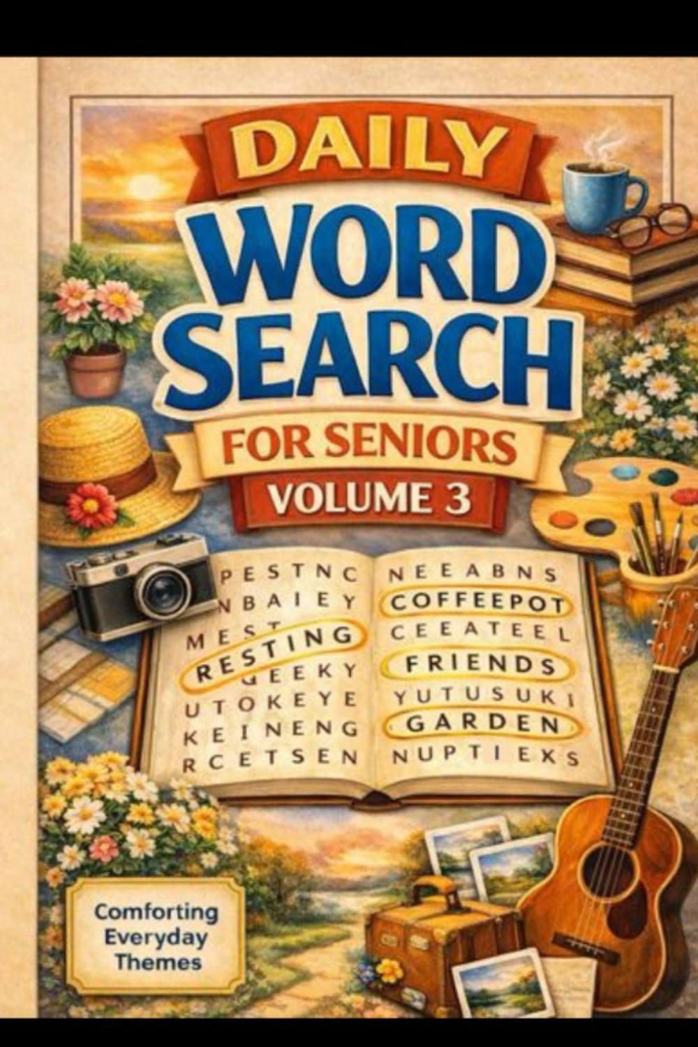 Daily Word Search for Seniors - Volume 3: Large Print Puzzles for Relaxation & Mental Stimulation