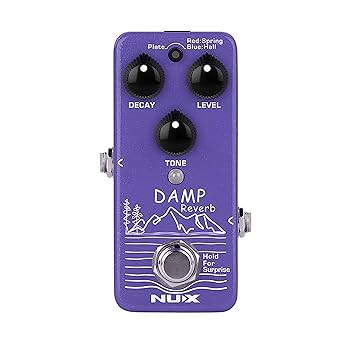 Amazon.com: NUX Damp Reverb Guitar Effects Pedal with Plate