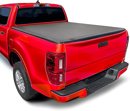 Funda Tonneau suave de tres pliegues para Ford Ranger 1982-2013 camioneta Mazda serie B 1994-2011  Cama Styleside de 6 pies disponible en Yaxa Colombia