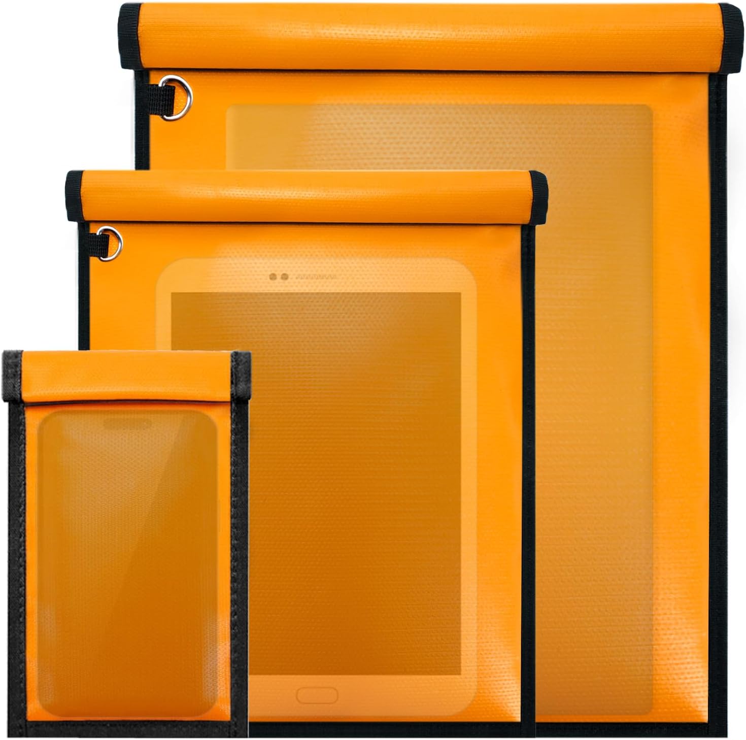 3 Pack Red Faraday Bags, Extra Large Faraday Bag for