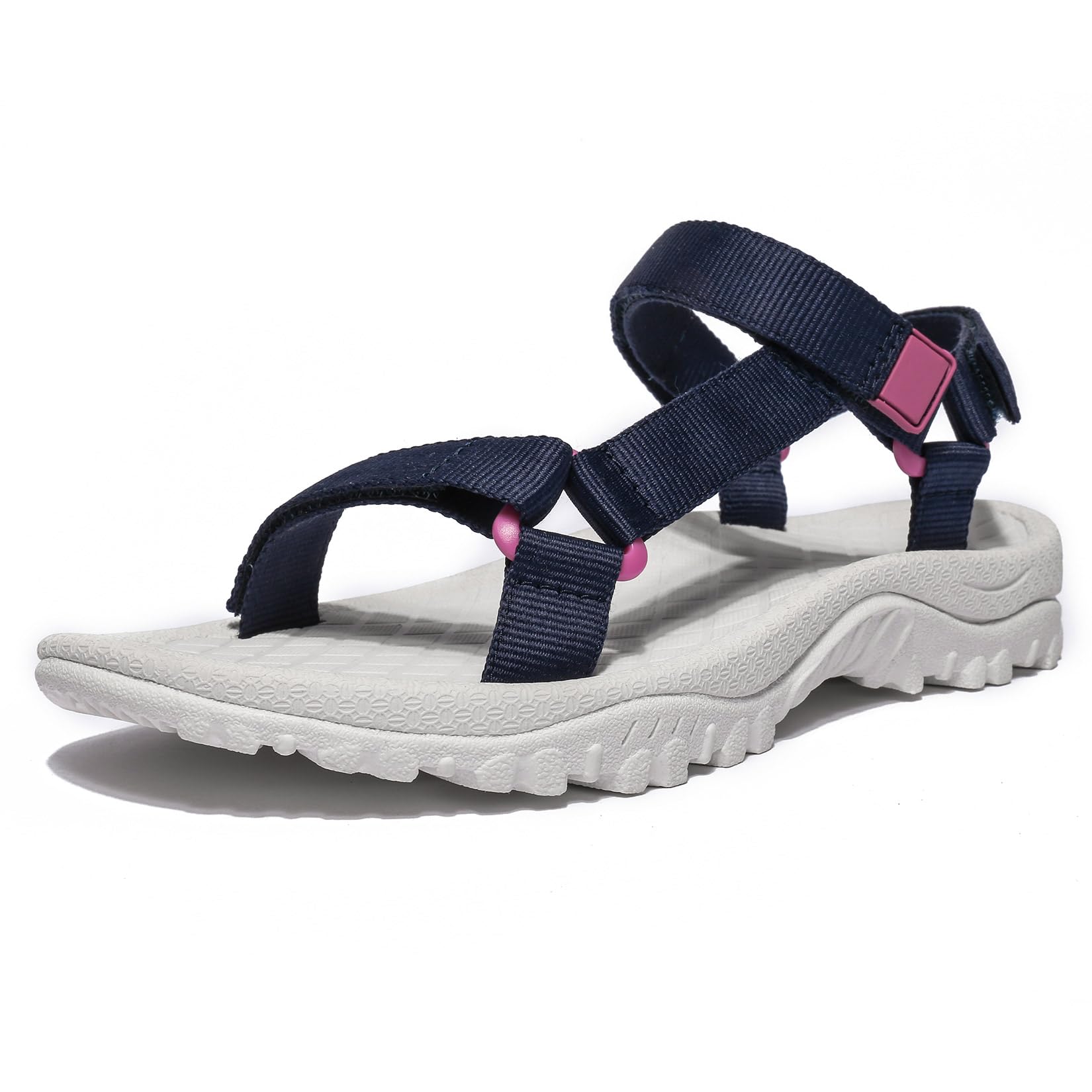 OutPro Sandalias deportivas de senderismo para mujer, sandalias de agua antideslizantes, cómodas sandalias deportivas para playa de vadeo al aire libre