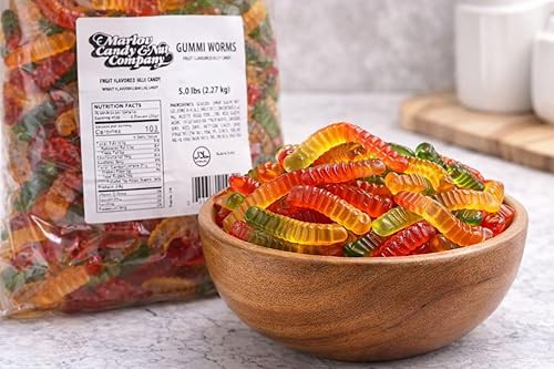 Miniatura 4 de Gusanos de goma de Marlow Candy (Always Fresh) bolsa de 5 libras (HALAL) [HELAL]