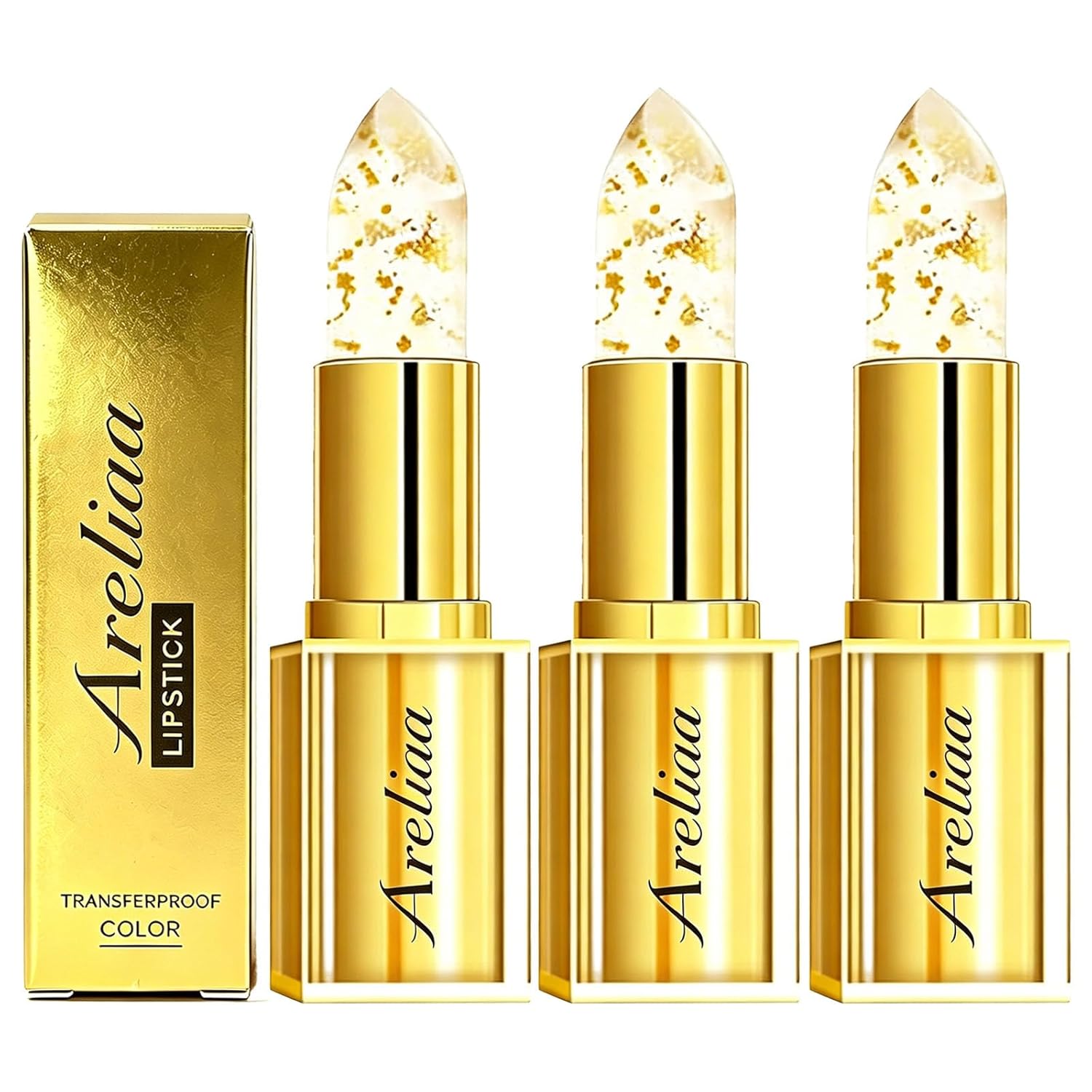 Lipstick, PH Adjusting Lipstick for Mature Women, Transferproof Clear Lip Gloss, Long-Lasting 8+ Hours Hydration Lip-stick Without Stripping, Suitable for All Skin Tones (3PCS)
