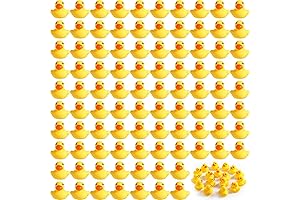 200 Pcs Mini Rubber Ducks in Bulk Yellow Tiny Baby Shower Ducks