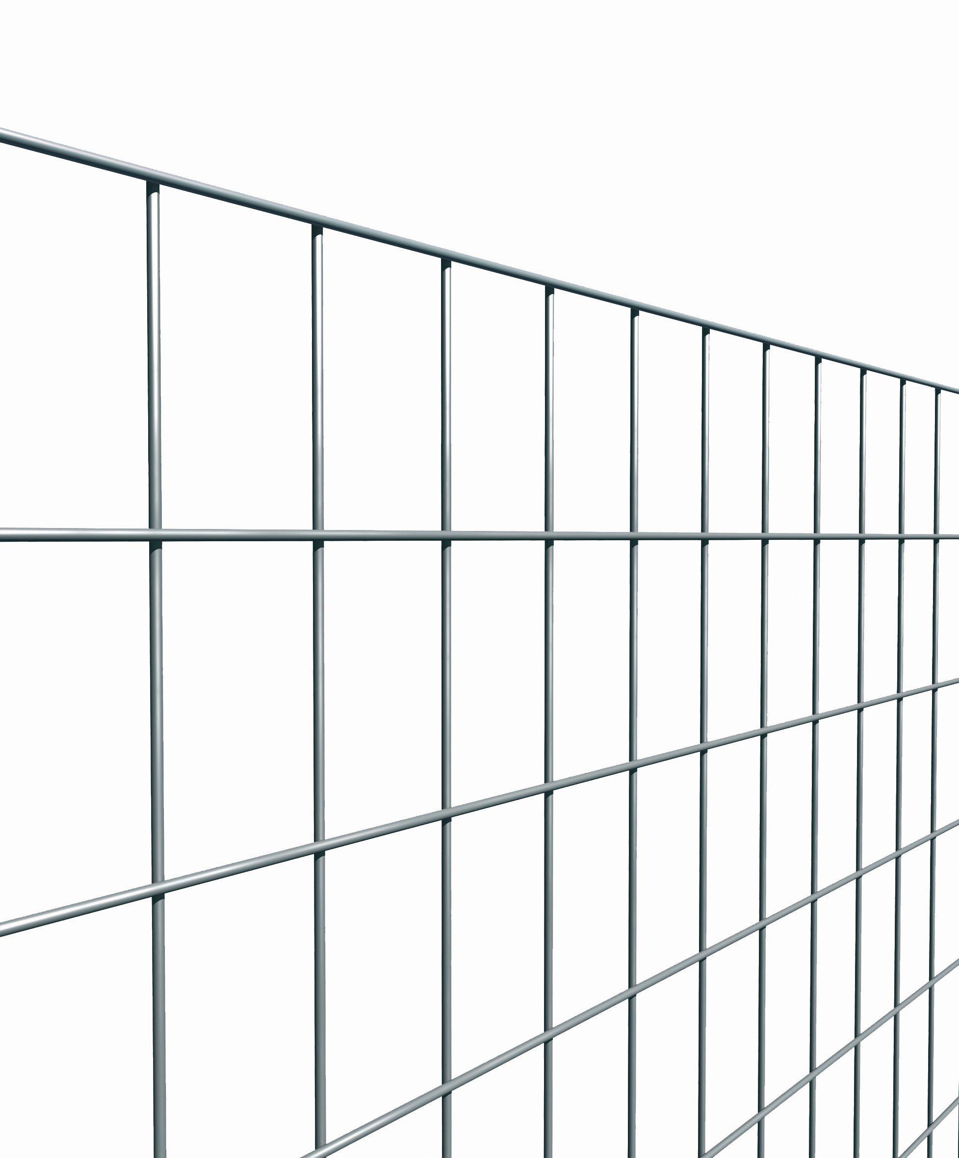 Il Brico Rotolo MT.25 Rete Metallica ELETTROSALDATA E ZINCATA Maglia mm.50X75 per Recinzione EDILIZIA - cm.100, Grigio
