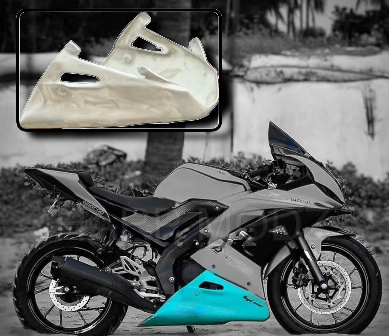 Racing Underbelly Engine Belly 1.0 for R15 V3 (Non Painted)-image-29