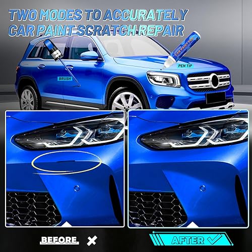 Miniatura 2 de Pintura de retoque para autos, reparación de arañazos de pintura de automóvil, reparación de colores, solución rápida precisa y operación