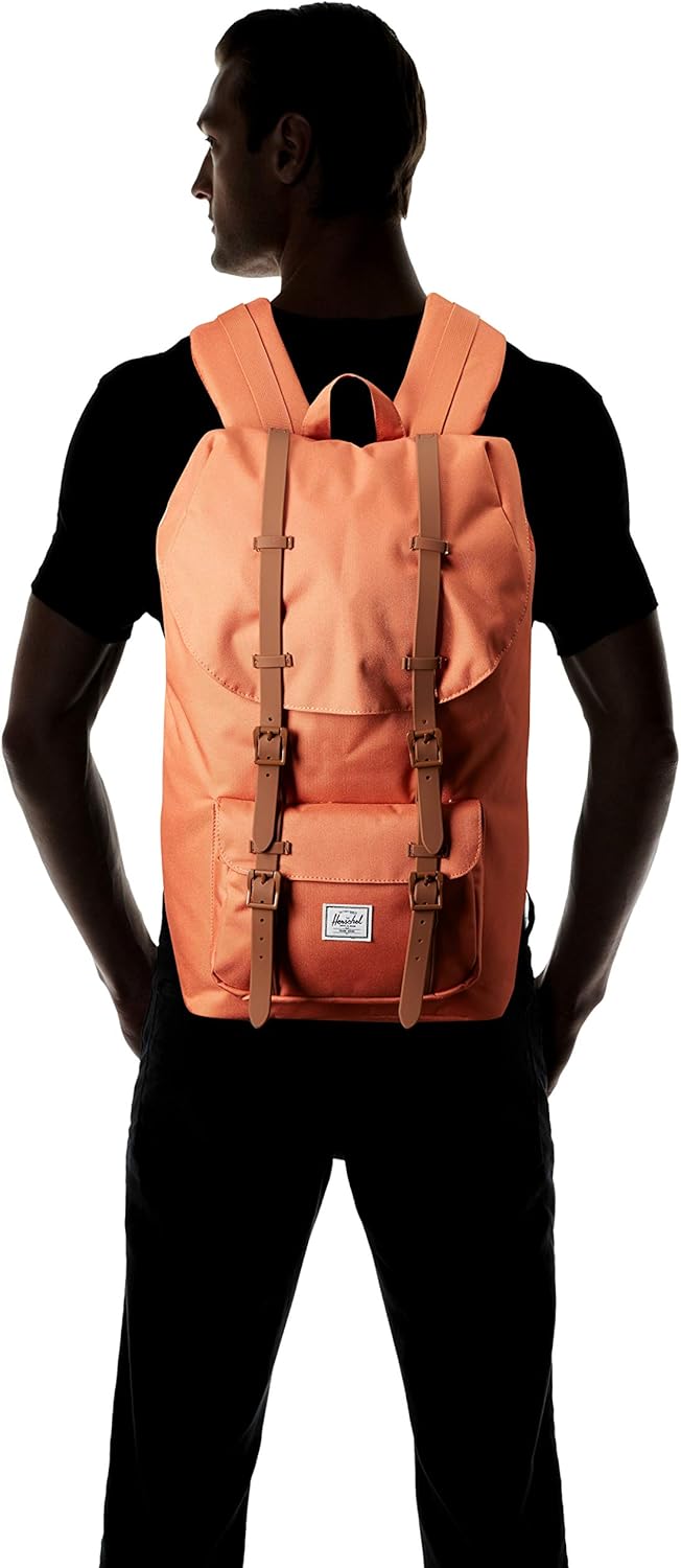 🛒 Crаzу Dеаlѕ Herschel Little America Laptop Backpack, Apricot Brandy/Saddle Brown, Classic 25.0L