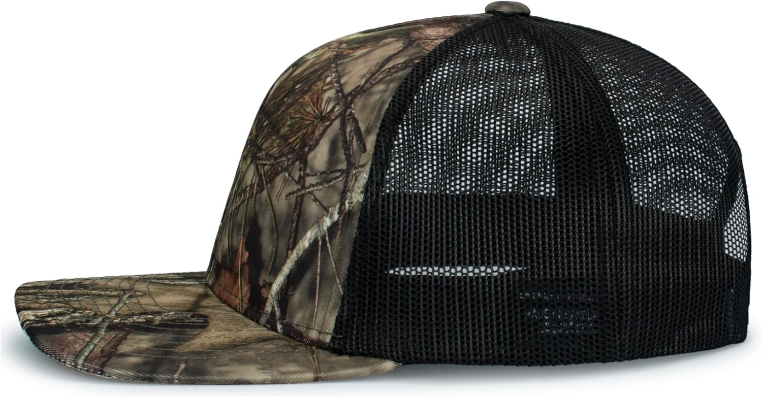Pacific Headwear Unisex-Adult Pacific Headwear Camo Snapback Trucker Cap - Image 3