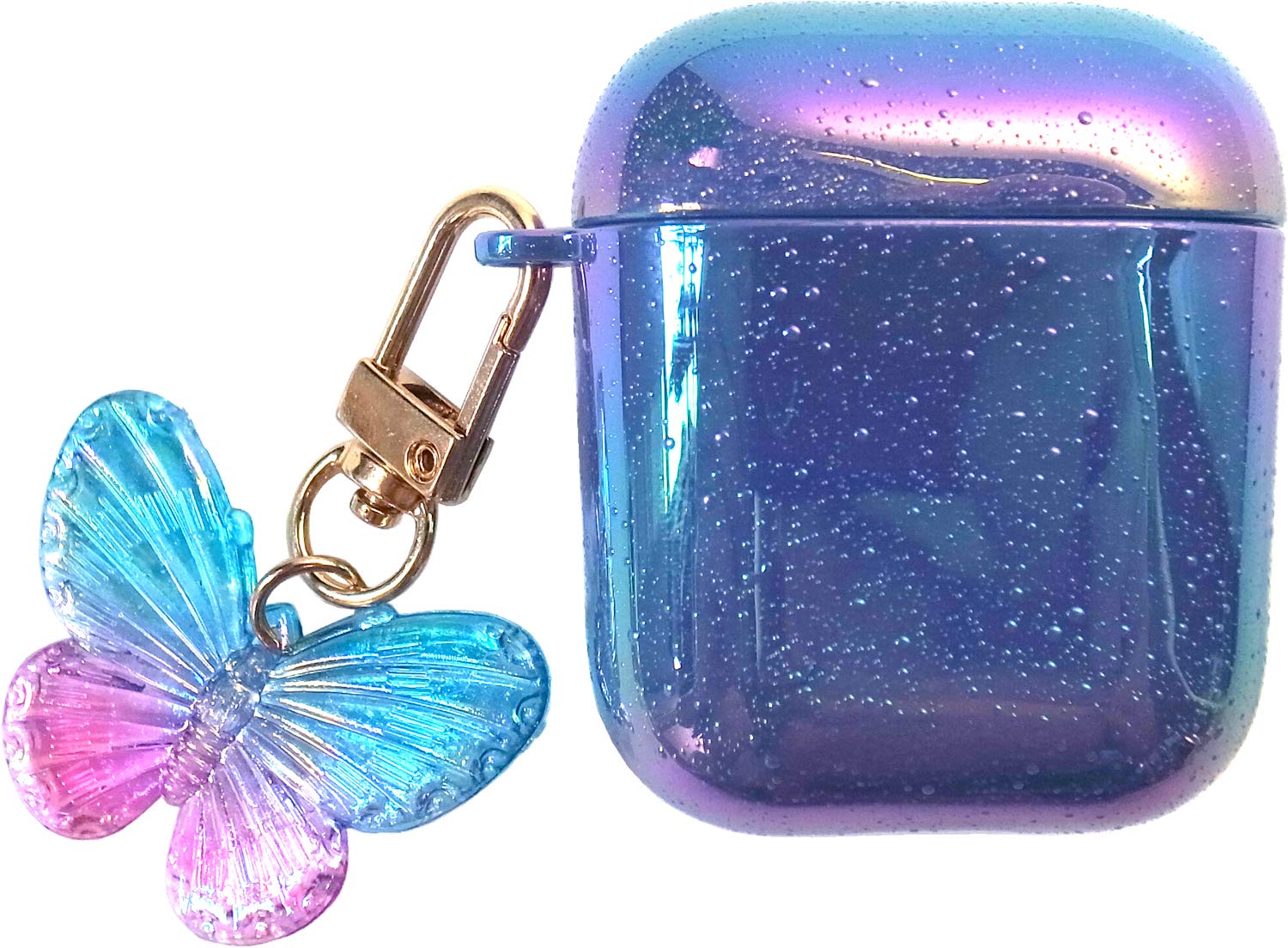 Amazon | シャイニー バタフライ AirPods AirPods Pro ケース 全3色