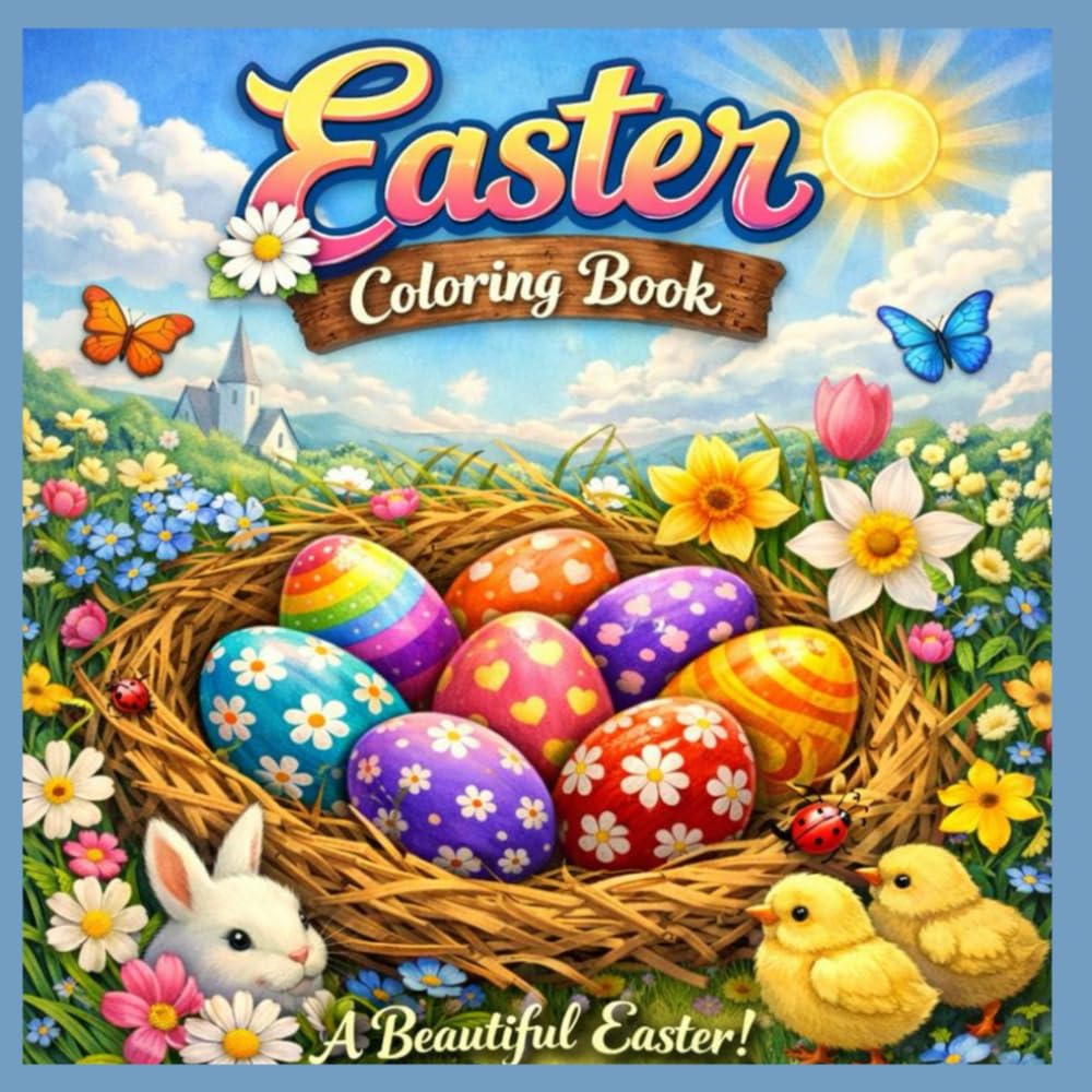 Colorful eggs are in the nest, what a beautiful Easter!: Bunte Eier sind im Nest, welch ein schönes Osterfest! (Tauche ein in eine Welt voller Geheimnisse und Wunder)