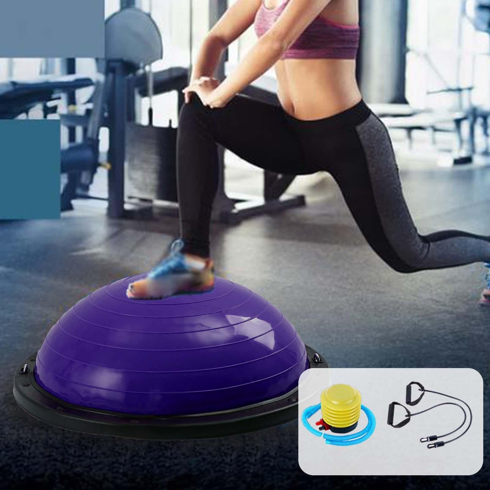 Balance Trainer De Mitad De Balón Antideslizante De Pvc,Morado