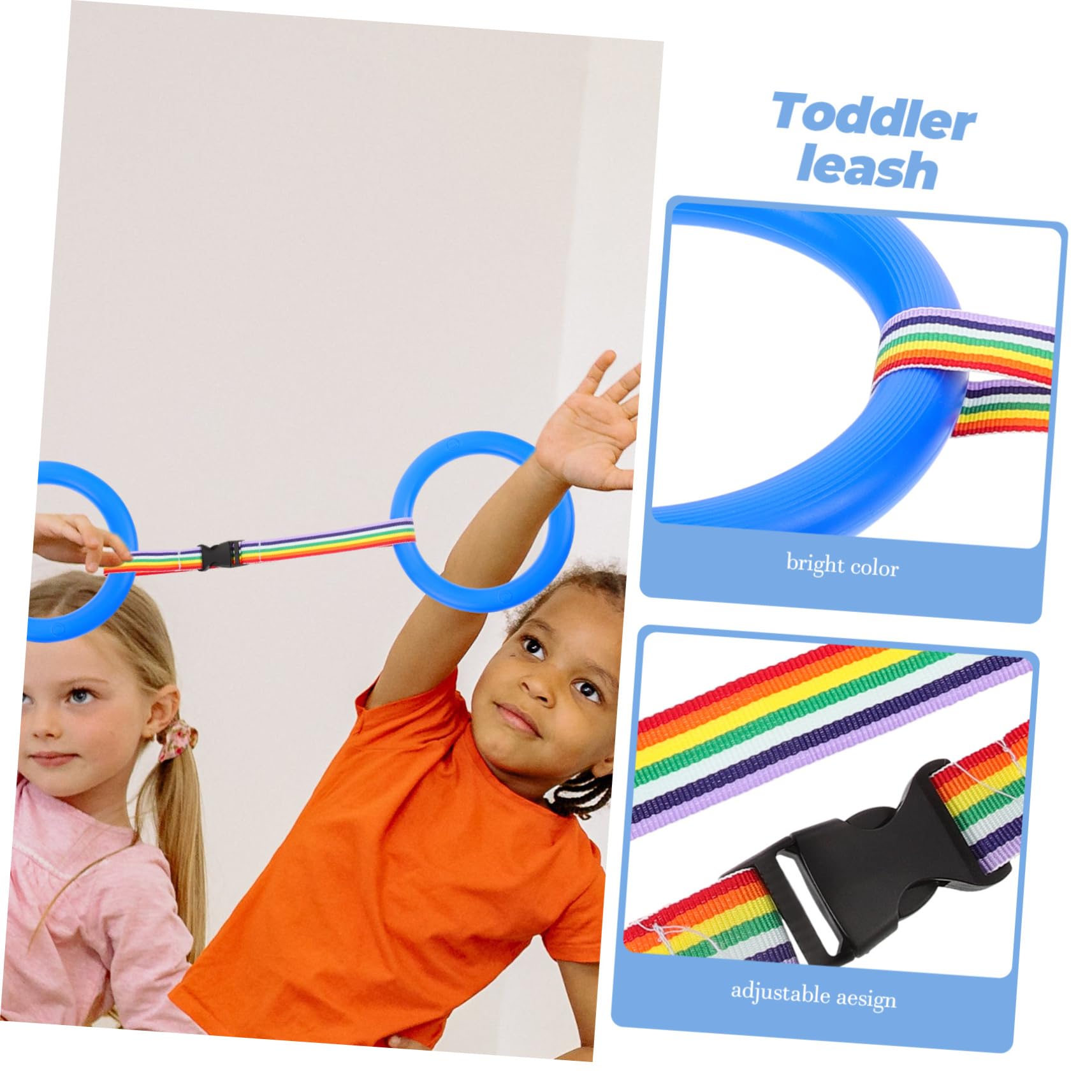 UPKOCH Cuerda de Seguridad para Cuerdas para Caminar Preescolares Asas para Jardín de Infantes para Paseos el Parque Ajustable Material Resistente